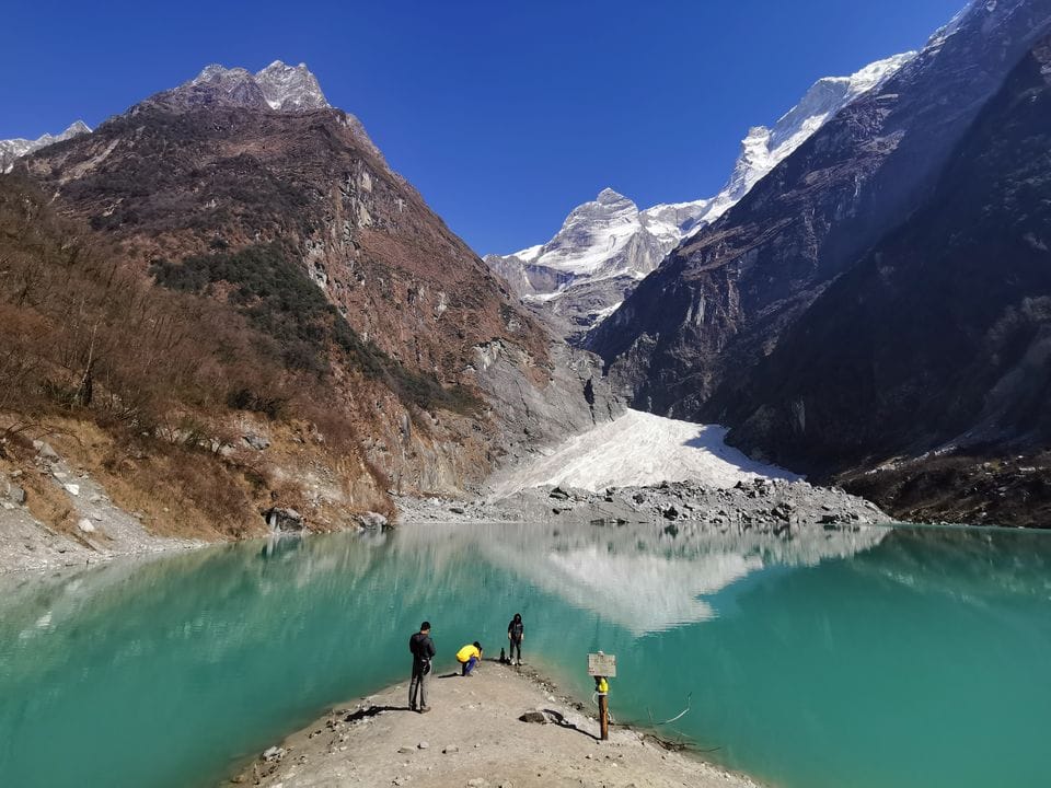 Kori danda trek with kapuche lake